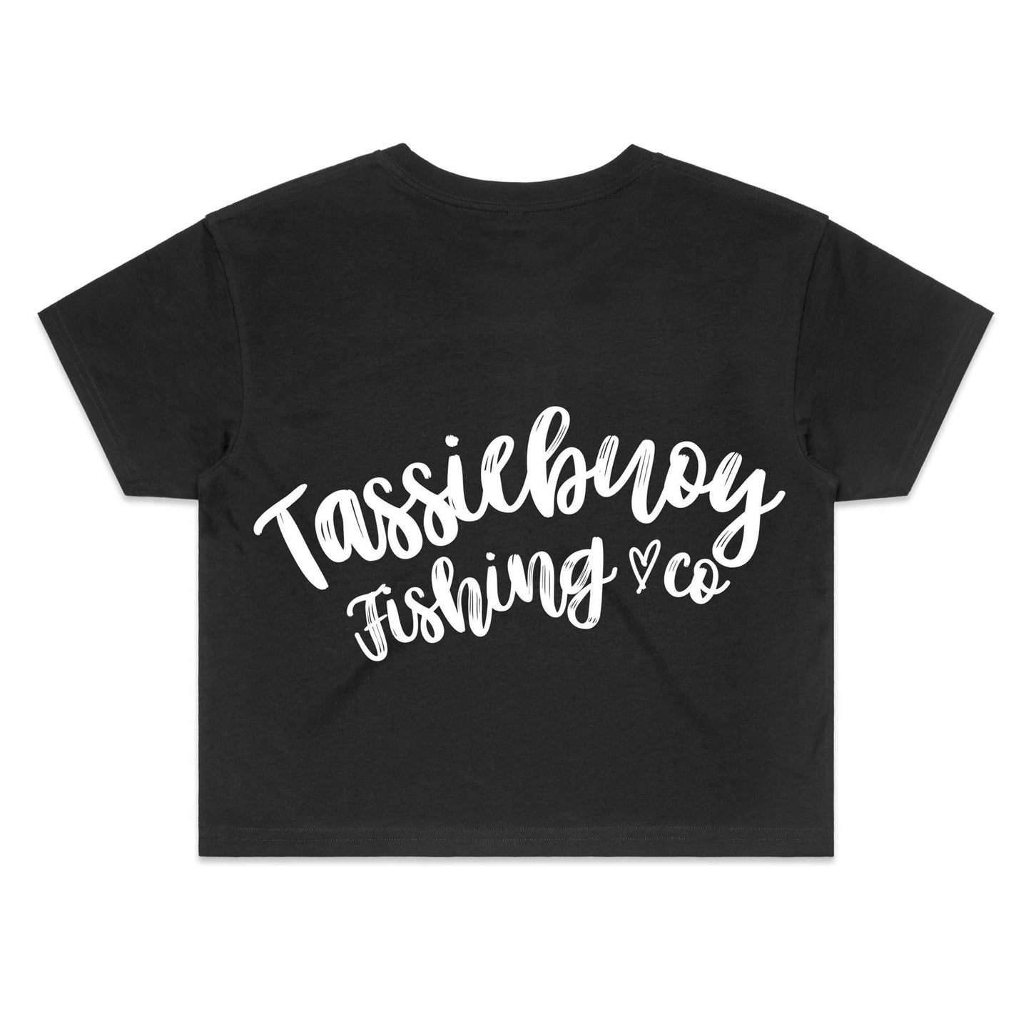 MERMAID COCKTAILS WOMENS CROP TEE