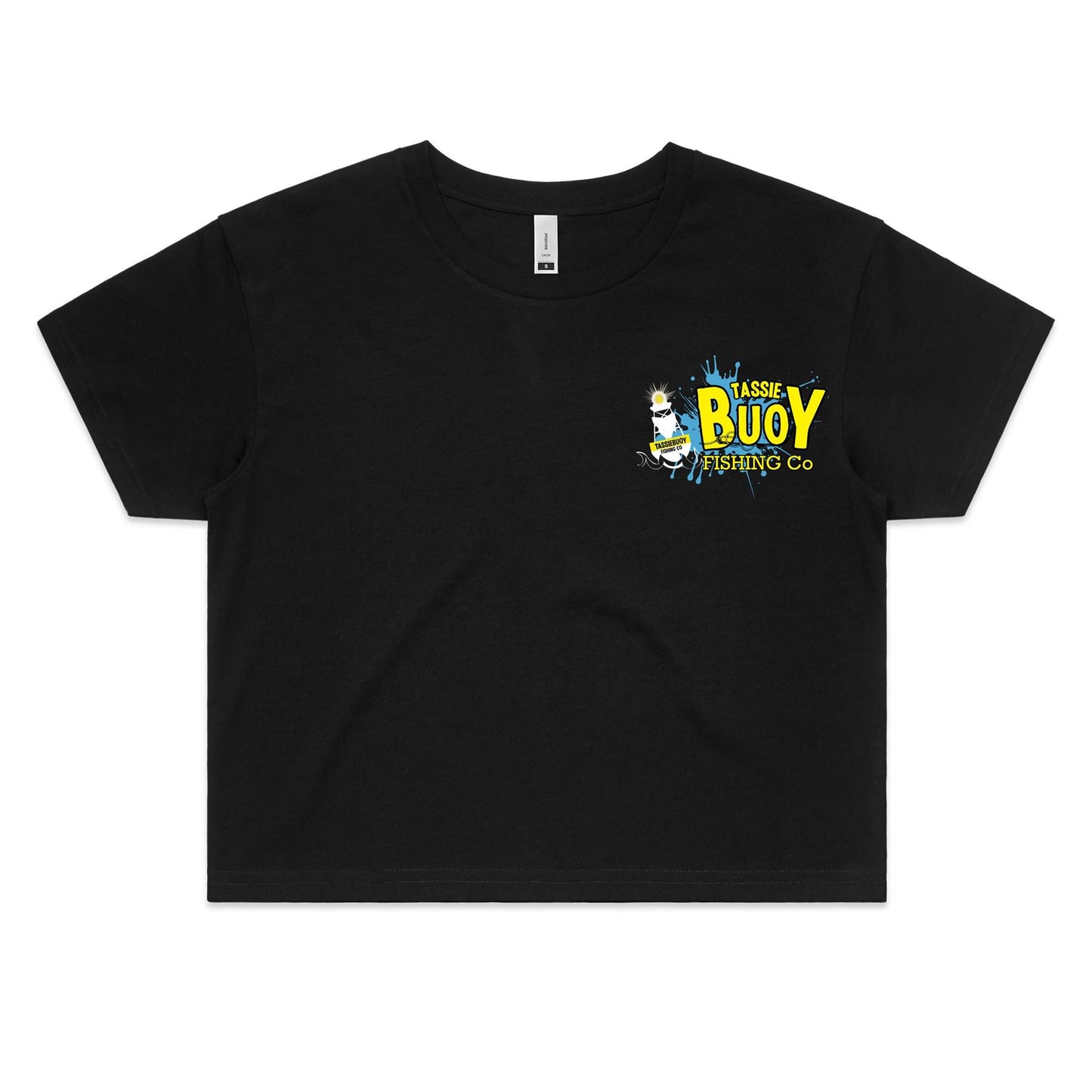 TASSIEBUOY WOMENS CROP TEE